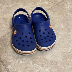 COPY - Boys unisex kids blue orange crocs size 13